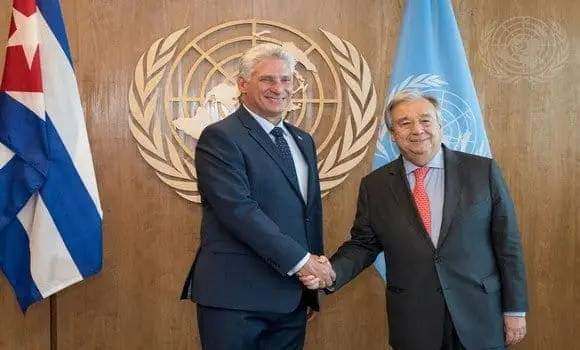 الجمعية العامة للأمم المتحدة: الرئيس الكوبي يجدد دعمه للقضيتين الصحراوية و الفلسطينية