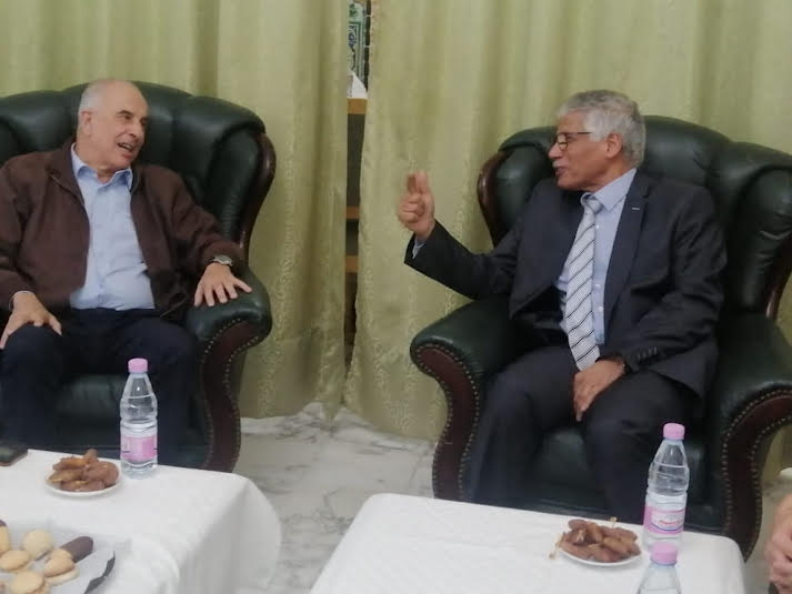 السفير الصحراوي بالجزائر يستقبل الأمين العام للعمال الجزائريين