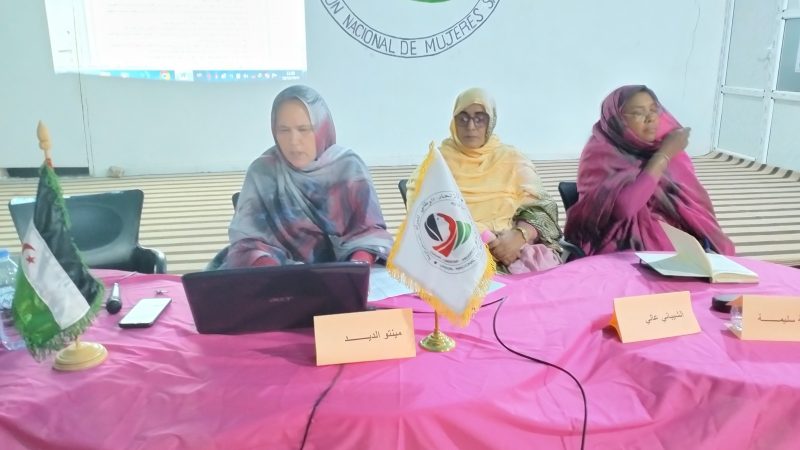 الأمانة الوطنية للاتحاد الوطني للمرأة الصحراوية تعقد دورتها الثانية