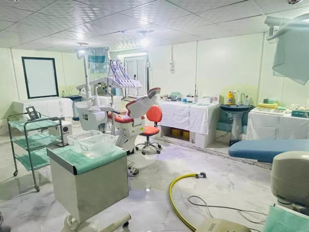 قسم الأسنان بالمركب الوطني للصحة “البشير الصالح” يعود للعمل بعد عملية ترميم.