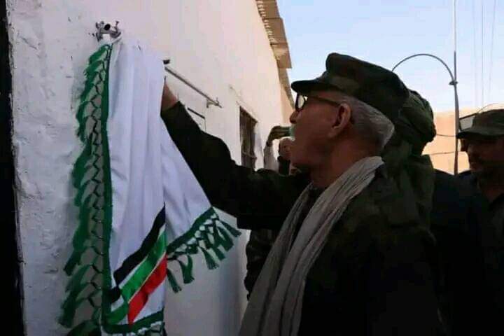 رئيس الجمهورية الصحراوية، يشرف على تدشين الصرح الاعلام الجواري بولاية السمارة بحلته الجديدة.